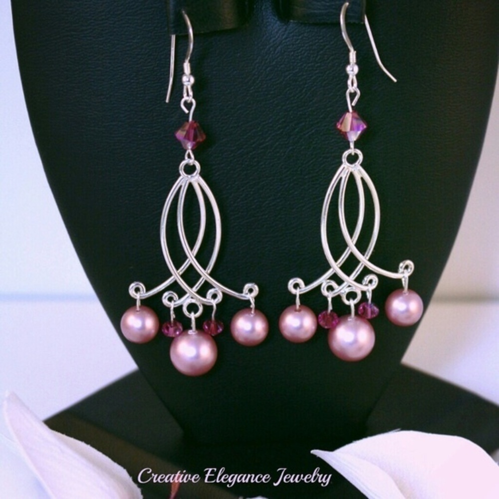 Sterling Silver Swarovski Elements Earrings
